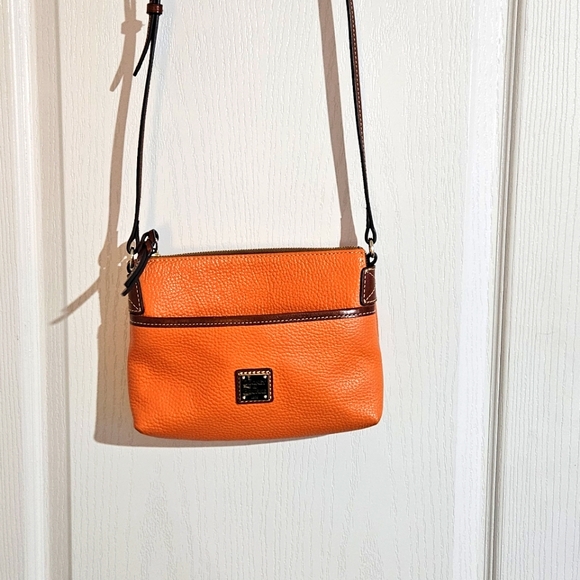 Dooney & Bourke Pebble Grain Tangerine Ginger Crossbody - Picture 13 of 13
